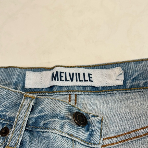 Brandy Melville High Waisted Cut Off Jean Shorts Size 38 EU Small US - Picture 5 of 7